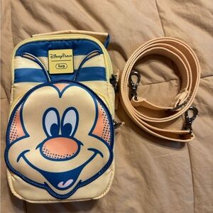 Lug Disney Parks Cream and Blue Crossbody Bag